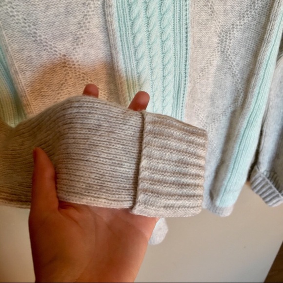 Banana Republic Chunky Striped Cable Knit Sweater - Picture 5 of 7